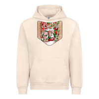 Sandshell Christmas Pocket Urban Hoodie - CowhideDigitalArt