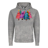Cloud Rock christmas trees and lights Vintage Hoodie - MaliasSmallBusiness