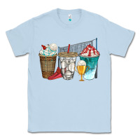 Dusty Blue western volleyball coffee cups bbs Classic Tee - BundleAndBundleShop