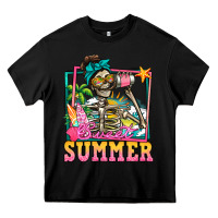 Black sweet summer skeleton Heavy Core Tee - Jasminsmagicworld