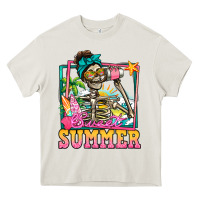 Sweet Summer Skeleton Heavy Core Tee | Teevron