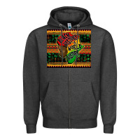 Charcoal Heather black history is world history Zipper Hoodie - CowGirlArtShop