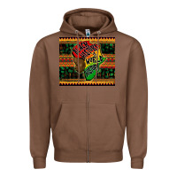 Chestnut black history is world history Zipper Hoodie - CowGirlArtShop