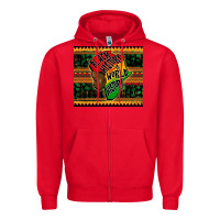 Red black history is world history Zipper Hoodie - CowGirlArtShop