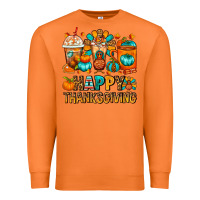 Carrot Happy Thanksgiving Coffee Cups Premium Sweatshirt - FaDigitalArtStudio