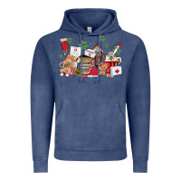 Vintage Denim nurse coffee cups Vintage Hoodie - MaliasSmallBusiness