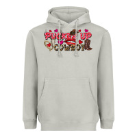 Moon Dust Pucker Up Cowboy Valentine's Day Heavyweight Hoodie - FaDigitalArtStudio