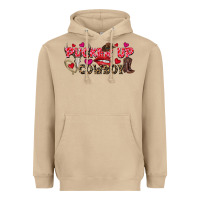 Mushroom Pucker Up Cowboy Valentine's Day Heavyweight Hoodie - FaDigitalArtStudio