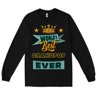 Black world's best grandpop ever Long Sleeve Tee - Jasminsmagicworld