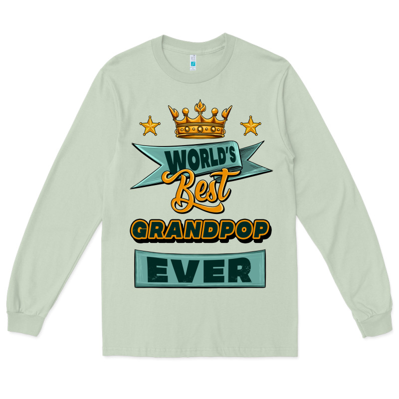 World's Best Grandpop Ever Long Sleeve Tee by Jasminsmagicworld | Teevron
