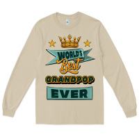 Mushroom world's best grandpop ever Long Sleeve Tee - Jasminsmagicworld
