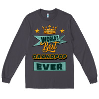 Smoke world's best grandpop ever Long Sleeve Tee - Jasminsmagicworld