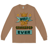 Toasted Coconut world's best grandpop ever Long Sleeve Tee - Jasminsmagicworld
