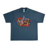 Midnight Navy Patriotic Mama Urban Heavy Tee - BundleAndBundleShop