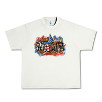 Pistachio Patriotic Mama Urban Heavy Tee - BundleAndBundleShop