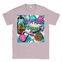 Lilac gym hair don't care clasp and water bottle with glitter seamless patte Classic Tee - BundleAndBundleShop