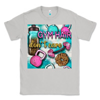 Moon Dust gym hair don't care clasp and water bottle with glitter seamless patte Classic Tee - BundleAndBundleShop