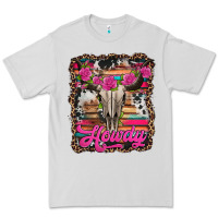 Dove Grey howdy valentine's day bull skull Premium Tee - Jasminsmagicworld