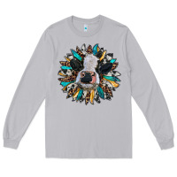 Moon Dust baby cow with sunflower Long Sleeve Tee - RanaPortraitStore
