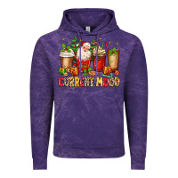 Cloud Purple Christmas Santa coffee cups current mood Vintage Hoodie - MaliasSmallBusiness