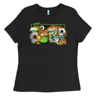 Black soccer coffee Ladies Tee - Jasminsmagicworld