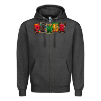 Charcoal Heather black power black history black lives matter junet Zipper Hoodie - CowGirlArtShop
