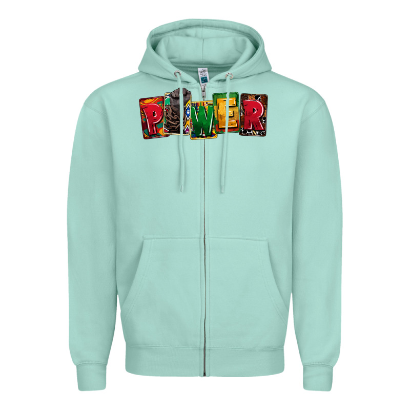 Black Power Black History Black Lives Matter Junet Zipper Hoodie by CowGirlArtShop | Teevron