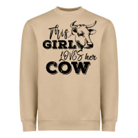 Mushroom This Girl Loves Her Cow Heavyweight Sweatshirt - Bettercallsaul