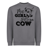 Storm This Girl Loves Her Cow Heavyweight Sweatshirt - Bettercallsaul