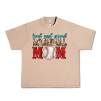 Burro Loud And Proud Baseball Mom Urban Heavy Tee - BundleAndBundleShop