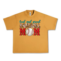 Peanut Butter Loud And Proud Baseball Mom Urban Heavy Tee - BundleAndBundleShop