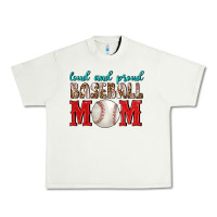 Pistachio Loud And Proud Baseball Mom Urban Heavy Tee - BundleAndBundleShop