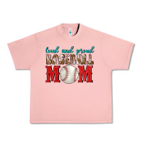 Salmon Loud And Proud Baseball Mom Urban Heavy Tee - BundleAndBundleShop