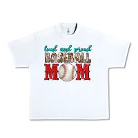 White Loud And Proud Baseball Mom Urban Heavy Tee - BundleAndBundleShop