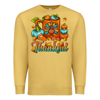 Antique Gold Thankful Thanksgiving Coffee Mug Premium Sweatshirt - FaDigitalArtStudio