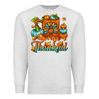 Oatmeal Heather Thankful Thanksgiving Coffee Mug Premium Sweatshirt - FaDigitalArtStudio