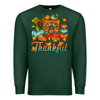 Sports Green Thankful Thanksgiving Coffee Mug Premium Sweatshirt - FaDigitalArtStudio