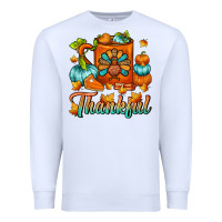 White Thankful Thanksgiving Coffee Mug Premium Sweatshirt - FaDigitalArtStudio