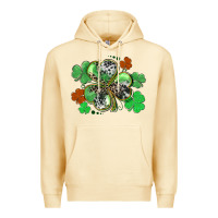 Pina Colada St. Patrick's Day shamrock leopard and cowhide Premium Hoodie - CowGirlArtShop
