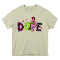Mossy dope with afro black woman Heavy Core Tee - NancyCooperArtShop