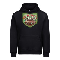 Black Christmas Pocket Urban Hoodie - CowhideDigitalArt