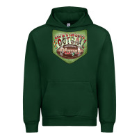 Forest Green Christmas Pocket Urban Hoodie - CowhideDigitalArt