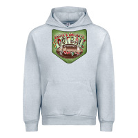 Heather Grey Christmas Pocket Urban Hoodie - CowhideDigitalArt