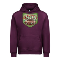 Mauve Wine Christmas Pocket Urban Hoodie - CowhideDigitalArt