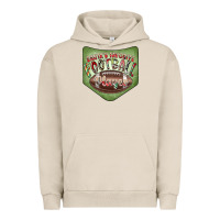 Pigment French Oak Christmas Pocket Urban Hoodie - CowhideDigitalArt