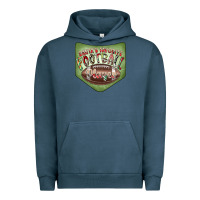 Pigment Midnight Navy Christmas Pocket Urban Hoodie - CowhideDigitalArt