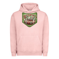 Pigment Salmon Christmas Pocket Urban Hoodie - CowhideDigitalArt