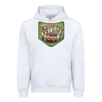 White Christmas Pocket Urban Hoodie - CowhideDigitalArt