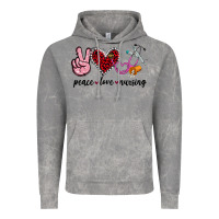 Cloud Rock peace love nursing Vintage Hoodie - Jasminsmagicworld