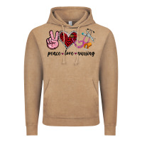 Vintage Coffee peace love nursing Vintage Hoodie - Jasminsmagicworld